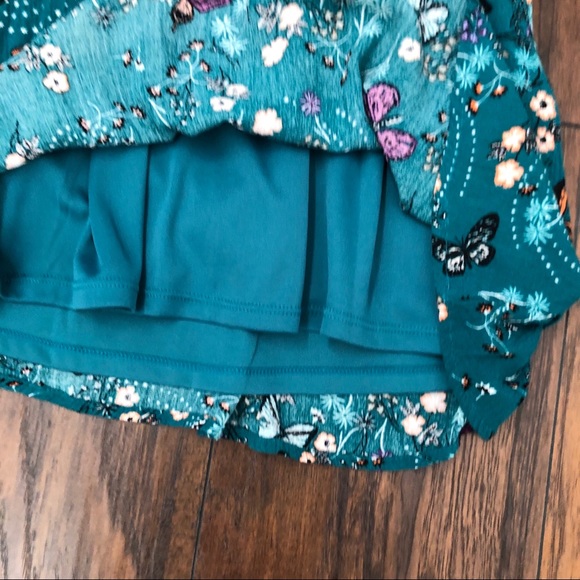 Art Class Faux Wrap Cold Shoulder Dress M (7/8) - Picture 6 of 6